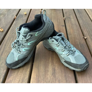 Merrell - Big Kids Youth Size 7M - Moab 2 Low Hiking Shoes - Gray Teal MK162261